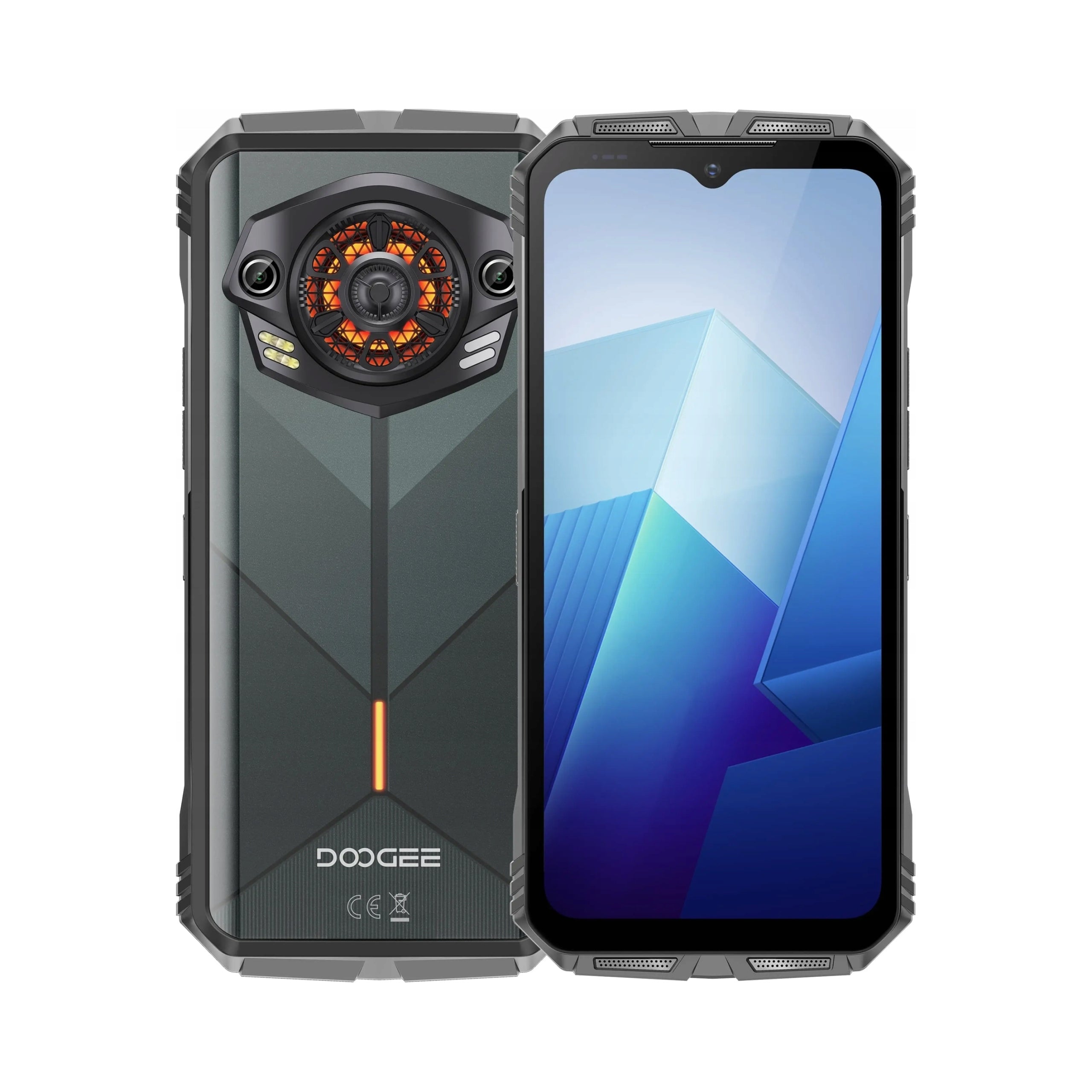 2X DOOGEE S Punk 6+10/256GB 10800 mAh, smartphone, green