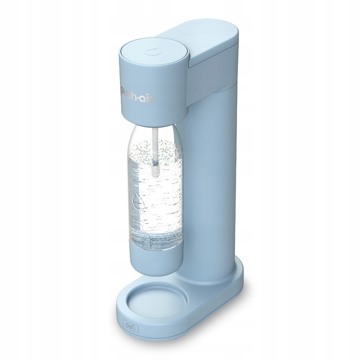2X Dafi PushAir Saturator with CO2 cartridge + 0,7l bottle Azure/blue Dominant color blue