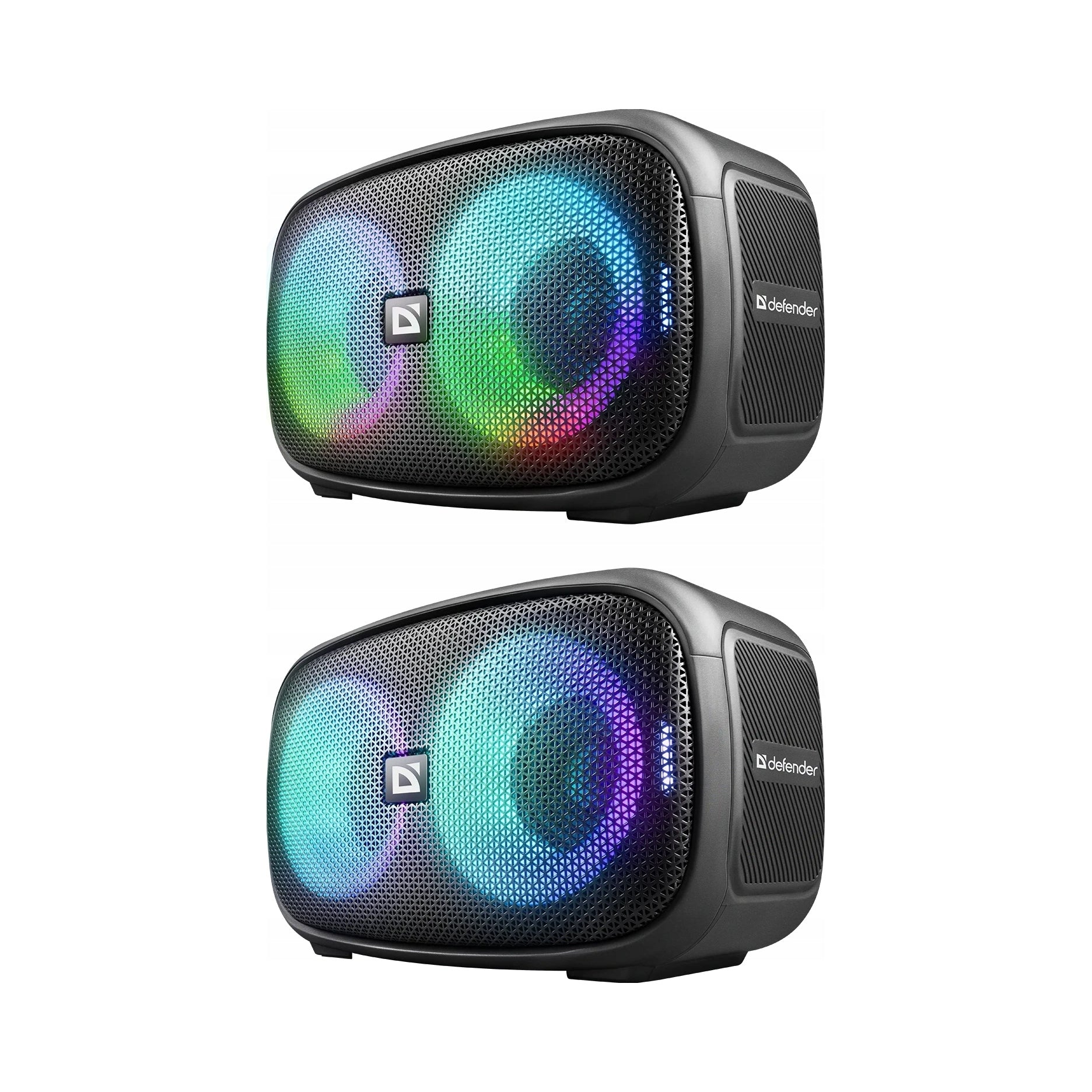 2X Defender Q5 Bluetooth 20W BT/FM/TF/USB/AUX/TWS/LED/IPX5