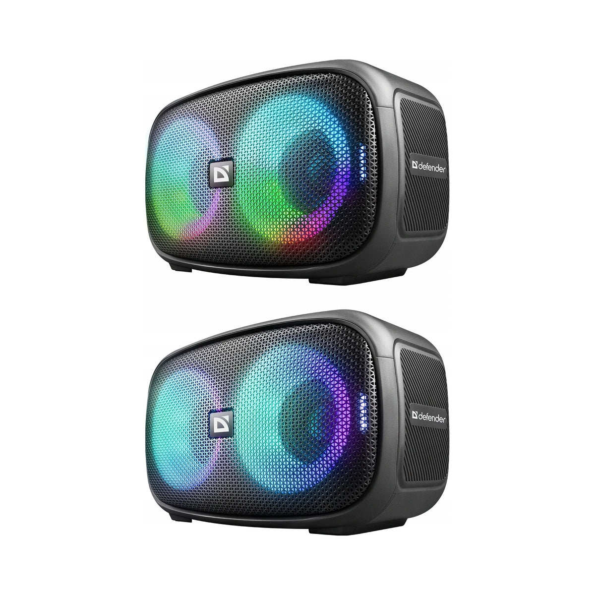 2X Defender Q5 Bluetooth 20W BT/FM/TF/USB/AUX/TWS/LED/IPX5