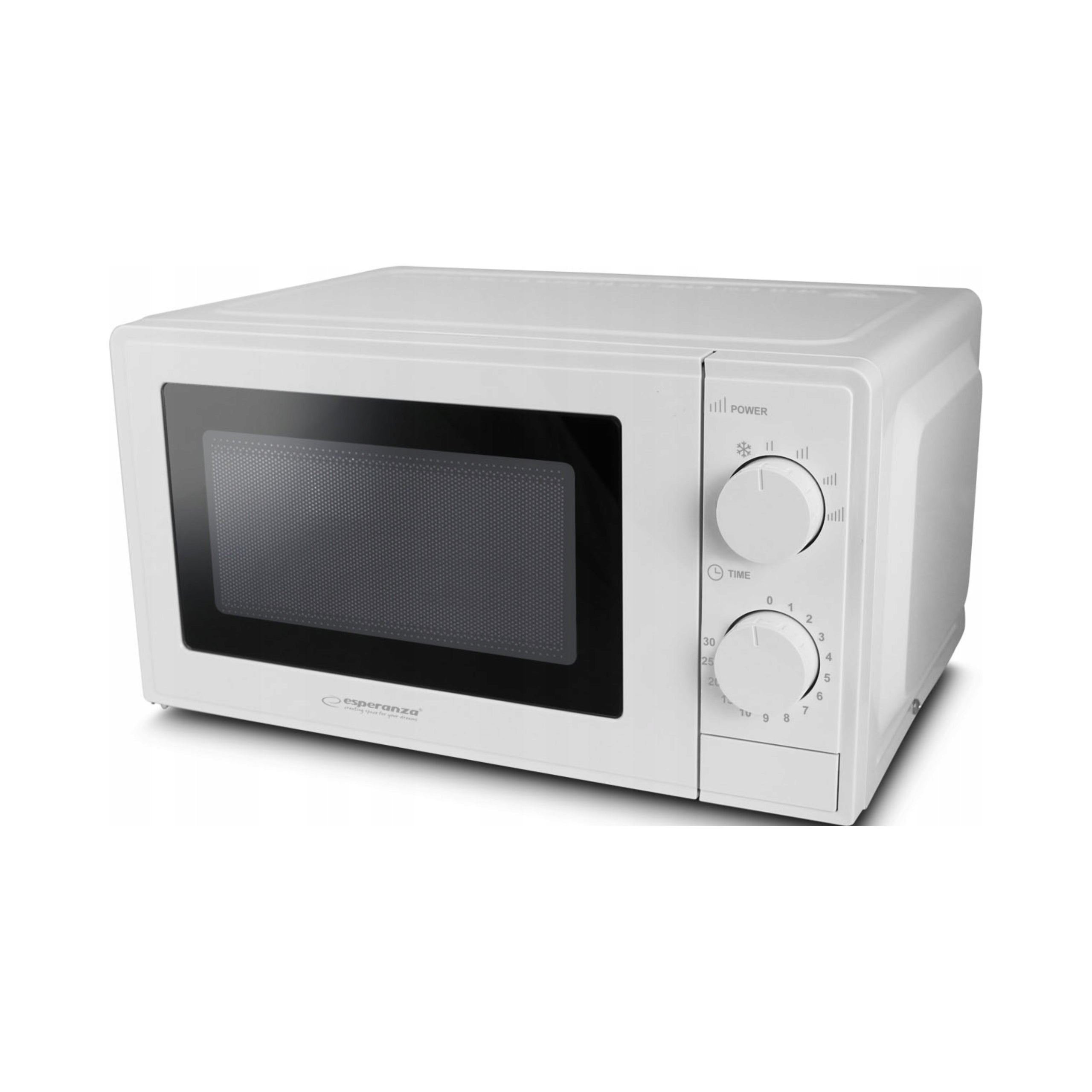 2X ECO011W ESTOFADO MICROWAVE OVEN ESPERANZA WHITE 20L SIMPLE OPERATION