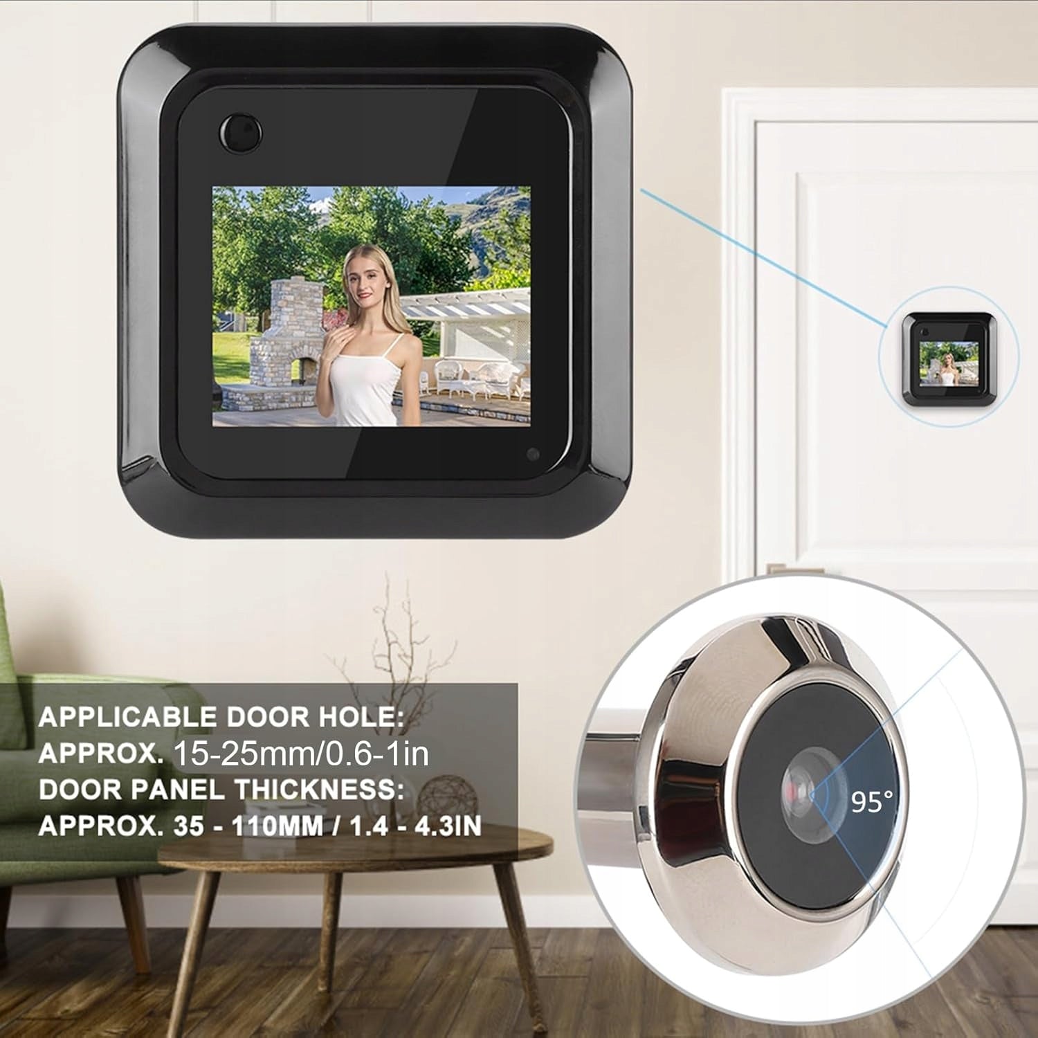 2X ELECTRONIC VIEWFINDER LCD 2,4'' 95° CAMERA