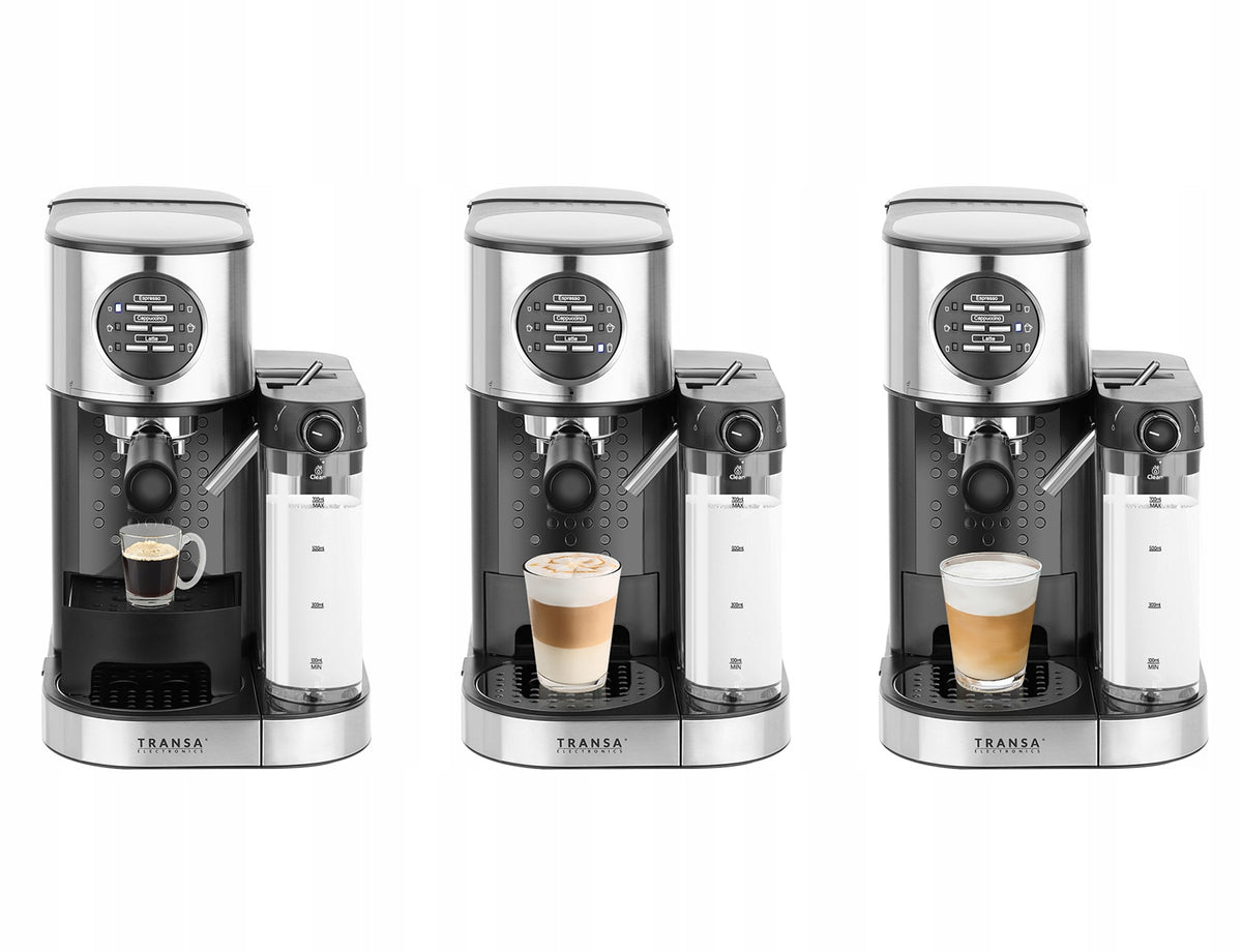 2X ESPRESSO MACHINE FLASK WITH FOAMER AUTOMATIC MultiCoffe 20 BA Model MultiCoffee