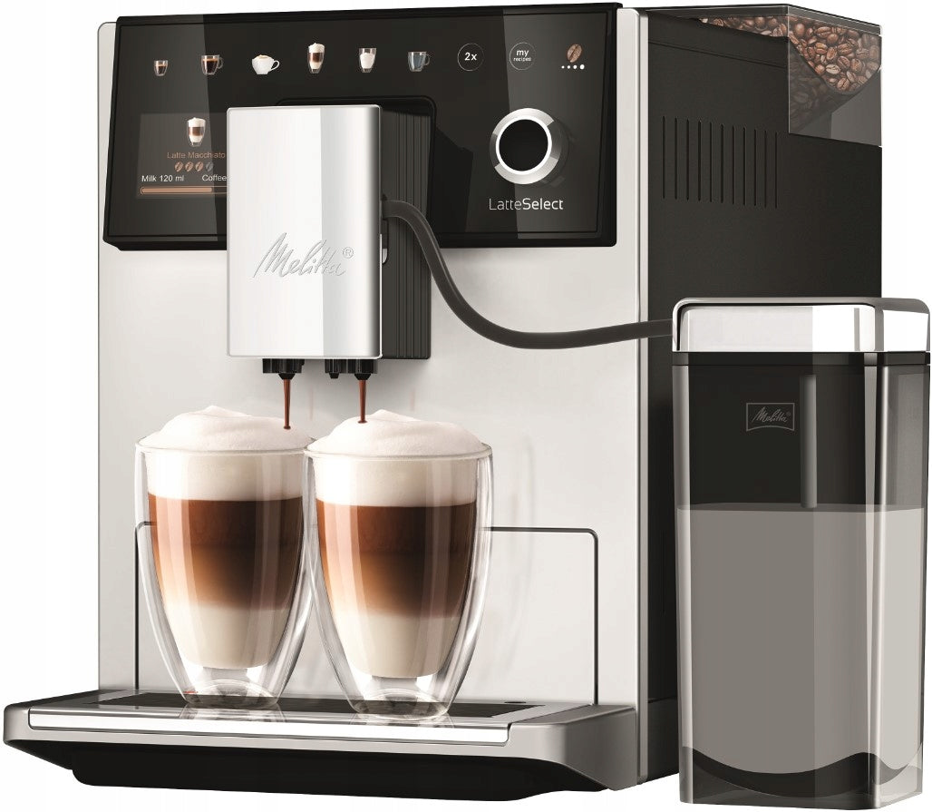 2X ESPRESSO MACHINE MELITTA LatteSelect silver-black F63/0-211 Brand Melitta