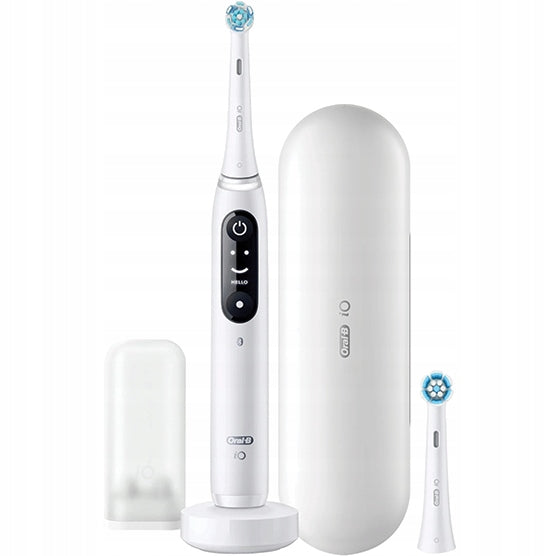 2X Electric Toothbrush ORAL-B iO 8N,White Alabaster Kind toothbrush