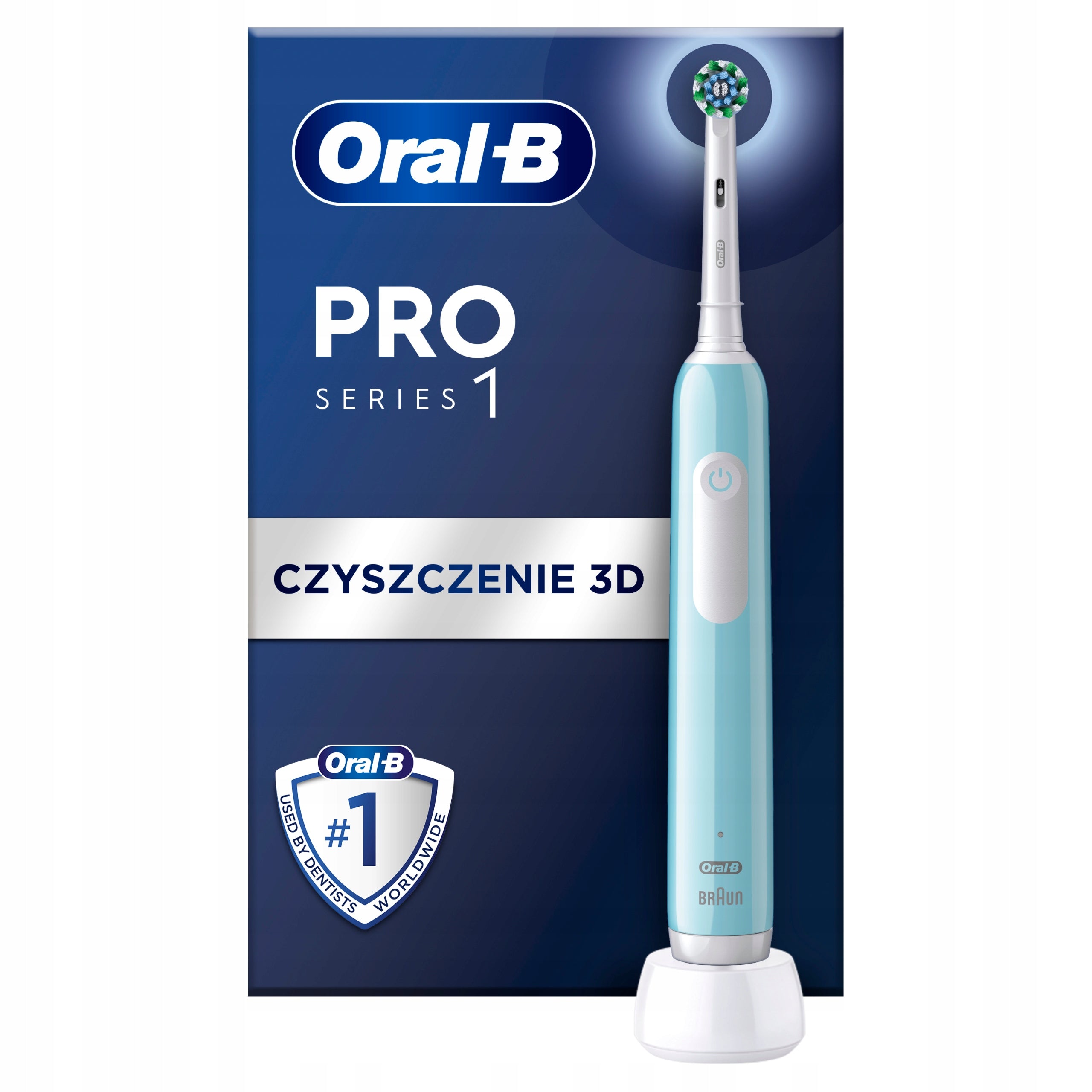 2X Electric Toothbrush Oral-B Pro Series1 Blue Brand Oral-B