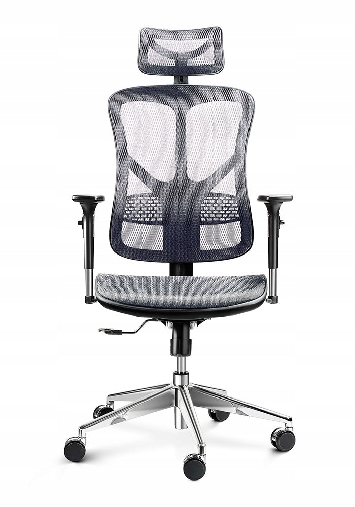 2X Ergonomic chair Diablo Chairs V-Basic Black and grey Brand Diablo Chairs