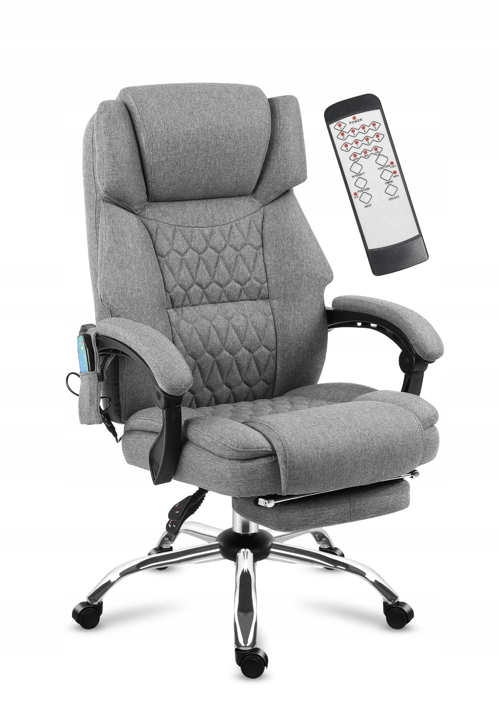 2X Ergonomic chair Huzaro Boss 6.0 Grey Brand Markadler