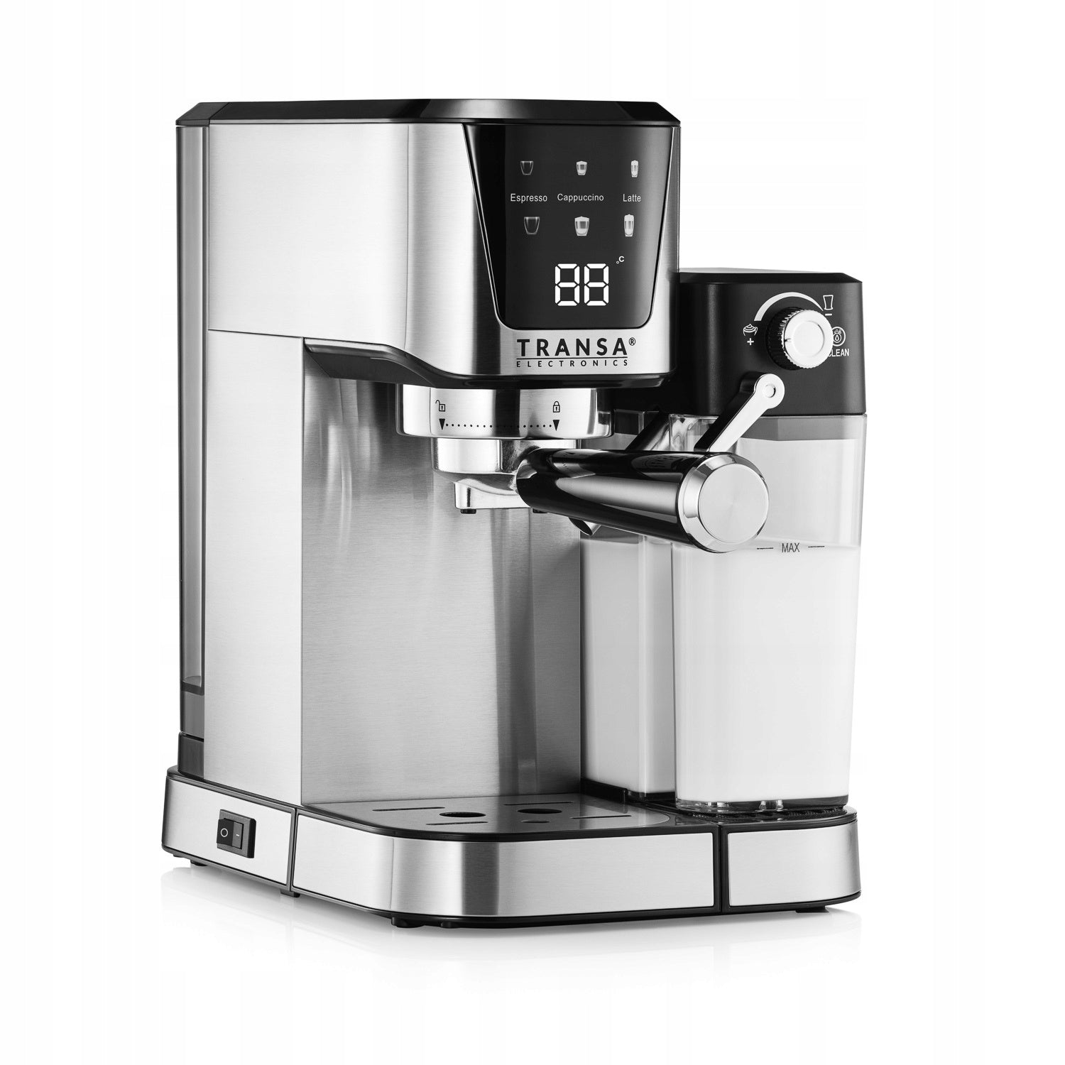 2X Espresso machine flask with frother AUTOMAT LCD Pump ULKA 20 BA Model CoffeeCraft