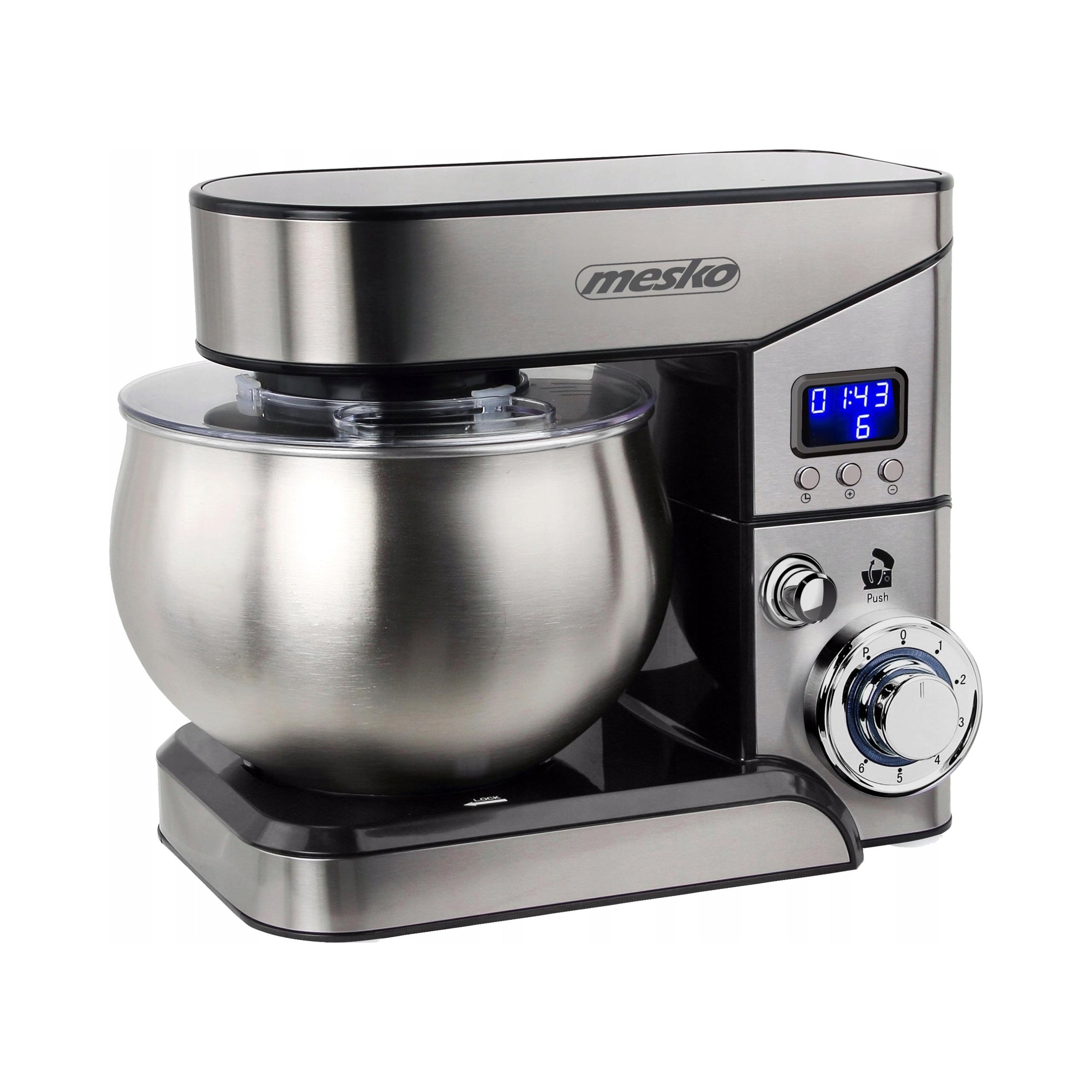 2X FOOD PROCESSOR PLANETARY MIXER MULTIFUNCTIONAL BOWL 5L 2000W 3 STIRRER