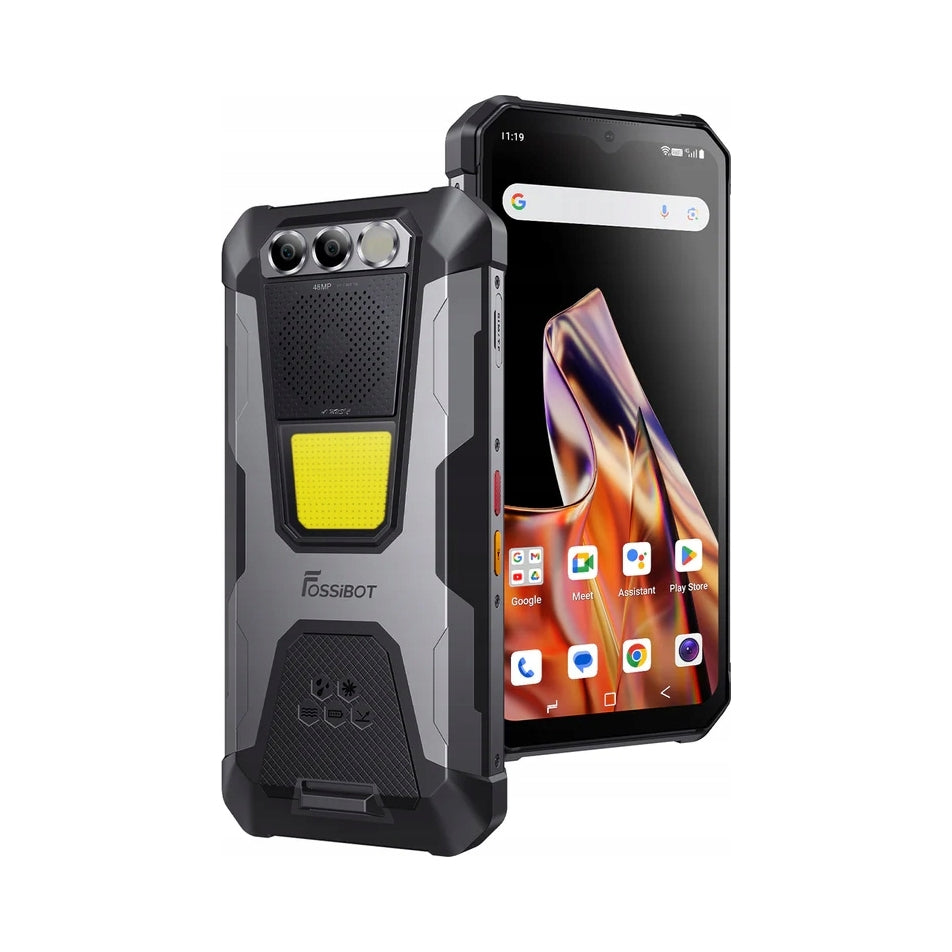 2X FOSSIBOT F106 PRO 8+7/256GB, 12000 mAh, smartphone, black