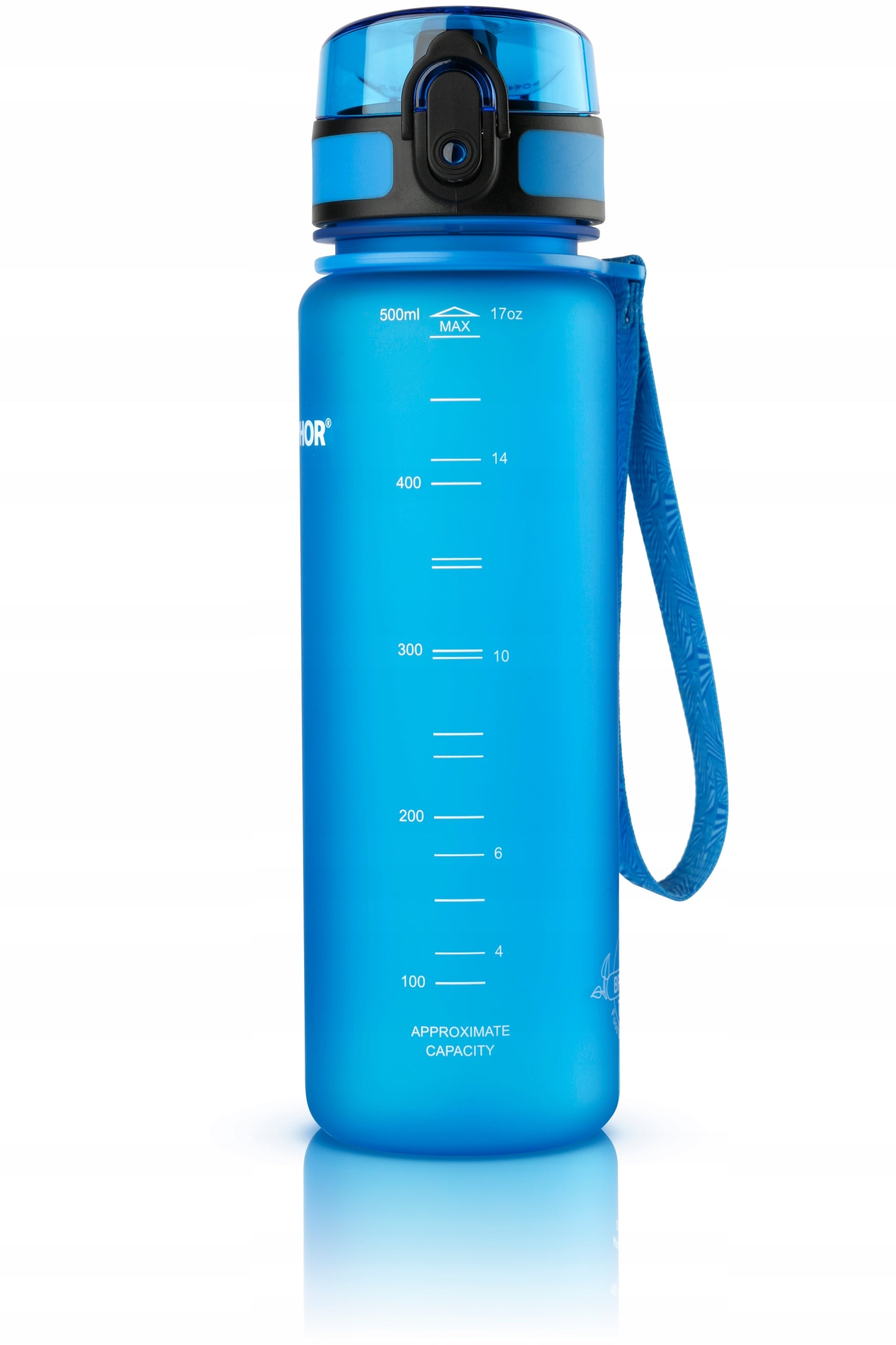 2X Filter bottle for running Aquaphor City 500 ml + 2 filters, blue Brand Aquaphor