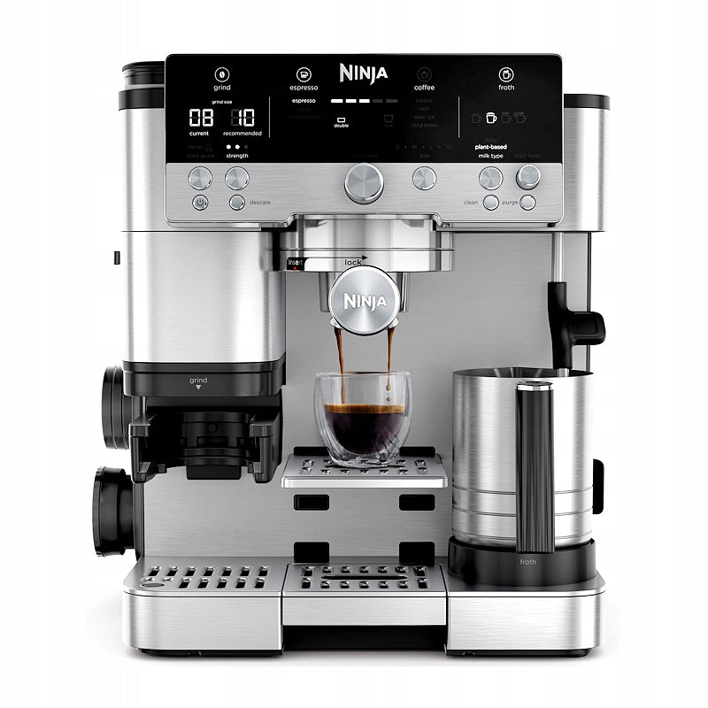 2X Flask espresso machine Ninja ES601EU 1650 W silver Brand Ninja
