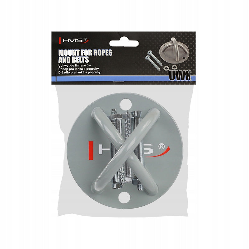 2X HMS UWX ROPE AND BELT HOLDER BELT ROPE HOLDER RUBBER BELTS FOR CEILING Brand HMS