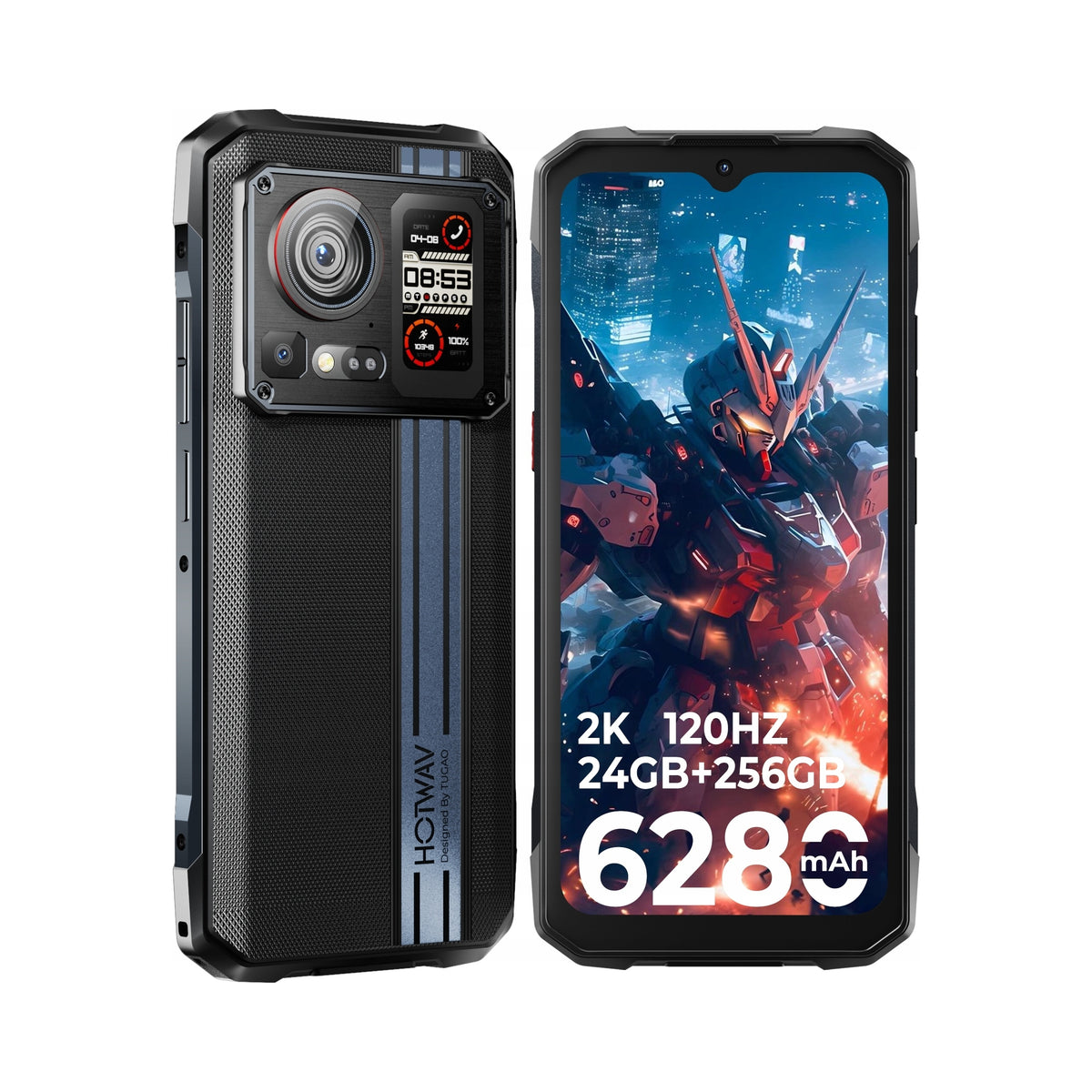 2X HOTWAV Cyber 15 12+12/256GB, 6280mAh, smartphone, black