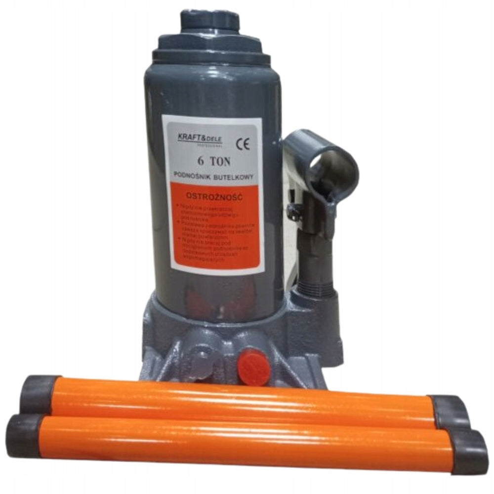 2X HYDRAULIC BOLLARD BOTTLE LIFT 6T 18-36CM LIGHT KRAFTDELE KD1