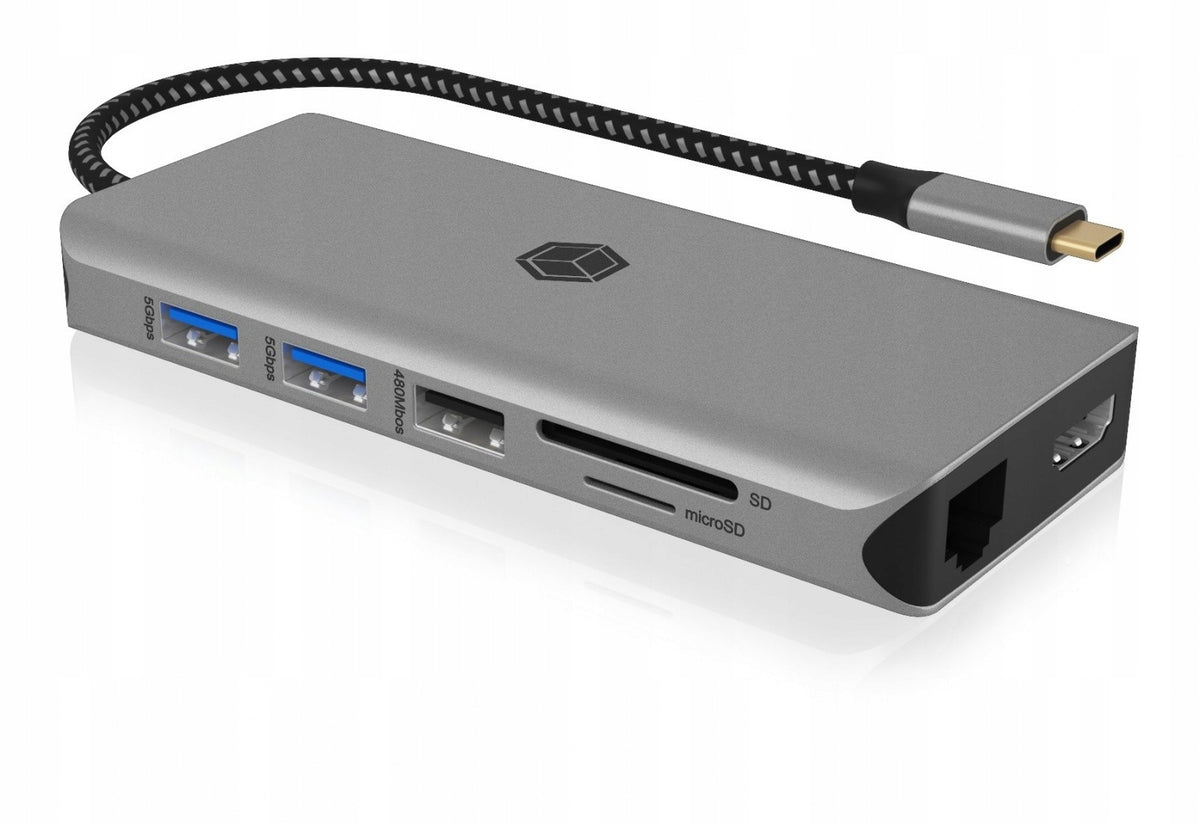 2X ICY BOX USB-C 12in1 PD 100W Docking Station Manufacturer IcyBox
