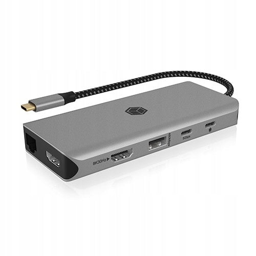 2X ICY BOX USB-C 12in1 PD 100W Docking Station