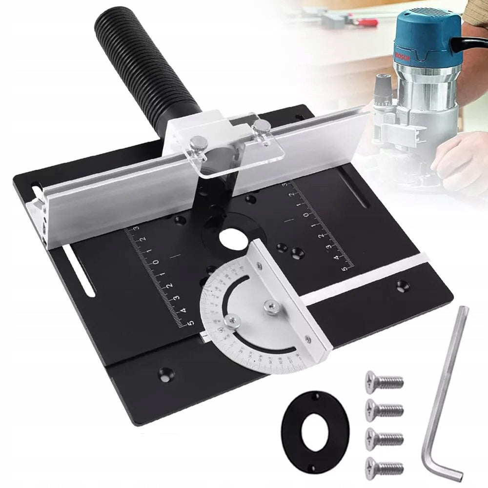 2X INSERT FOR MILLING TABLE PLATE ALUMINUM TOP TRIMMER INSERT PLATE