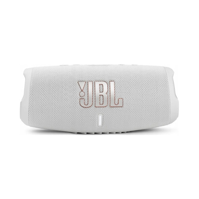 2X JBL Charge 5 White Portable Speaker
