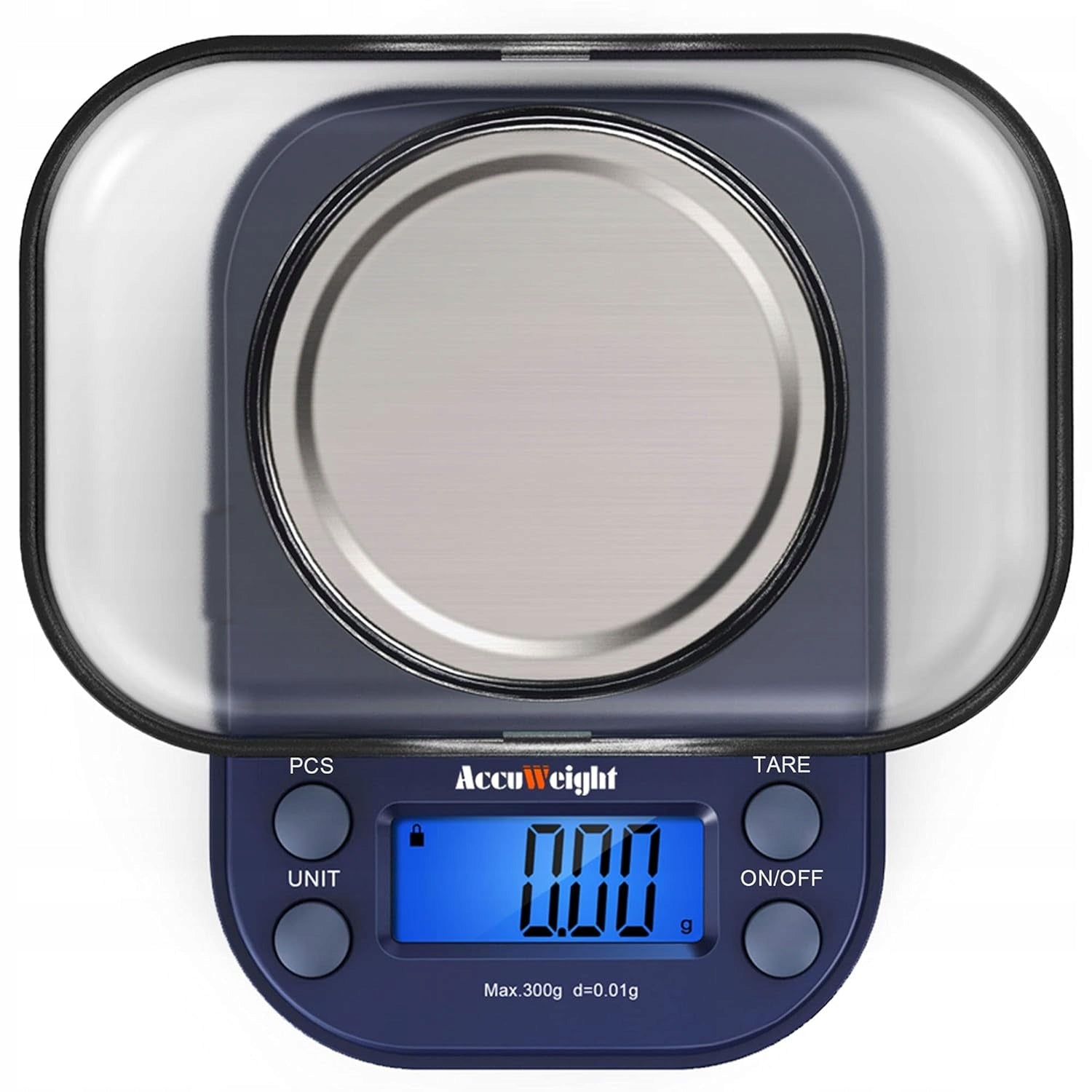 2X JEWELER'S SCALE 300G/0,01G LCD, COUNTING, TARE, BOWL, POCKET, E