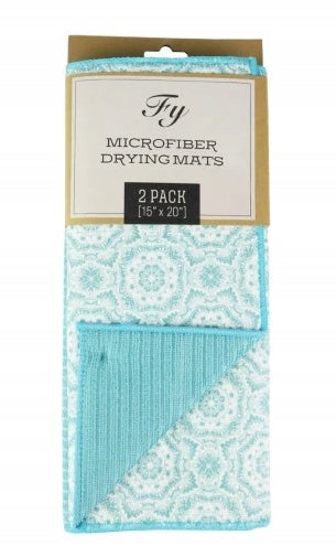2X KITCHEN MAT DRAINER SET DRYING MAT 38CM x 50CM MIX OF COLORS Brand no brand