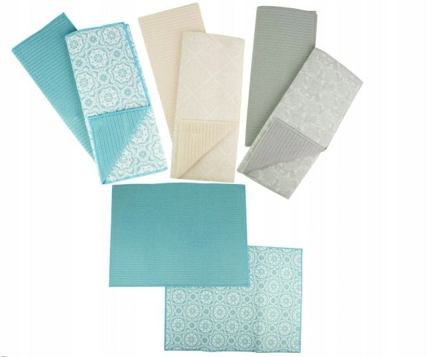 2X KITCHEN MAT DRAINER SET DRYING MAT 38CM x 50CM MIX OF COLORS