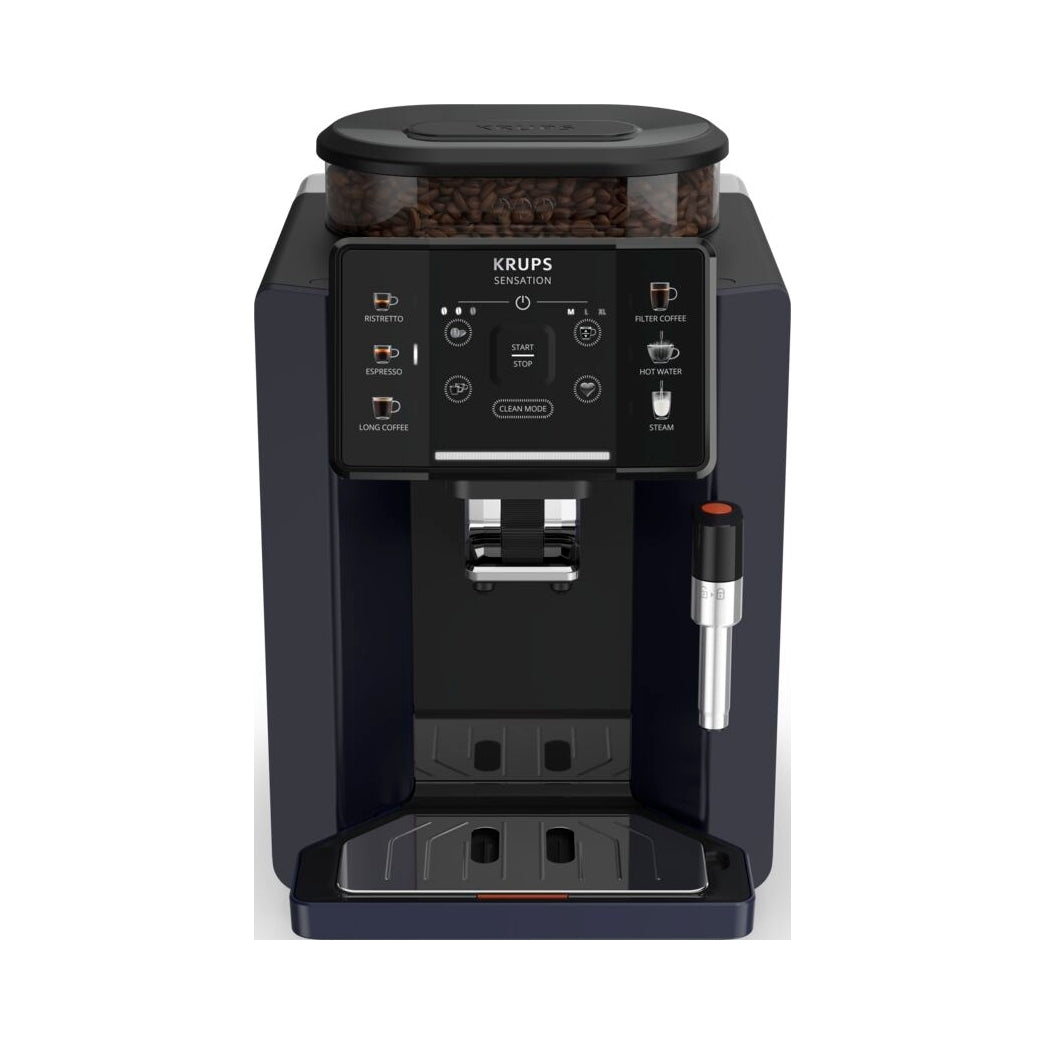 2X Krups Sensation EA910B10, espresso machine