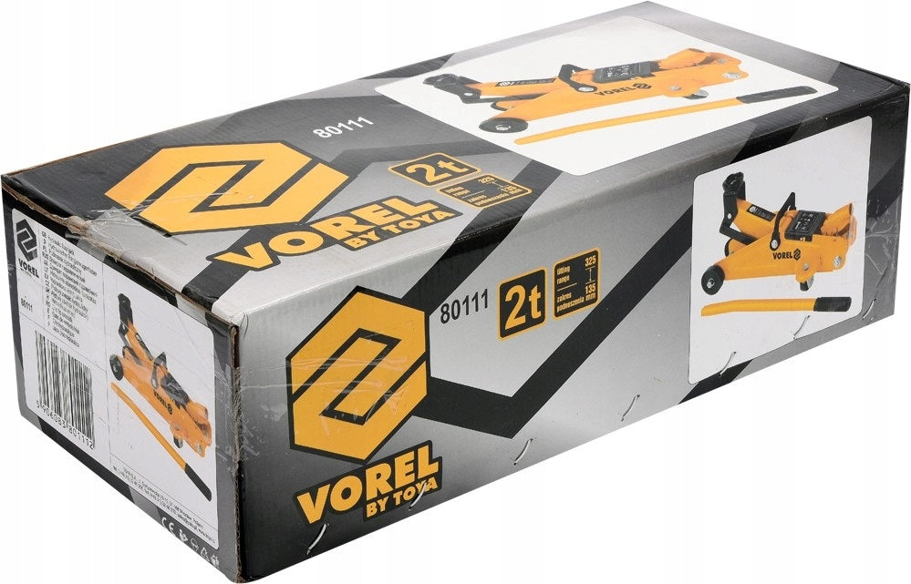 2X LEVER LIFT FROG 2T 80111 VOREL + rubber Product weight with unit packaging 9.5 kg