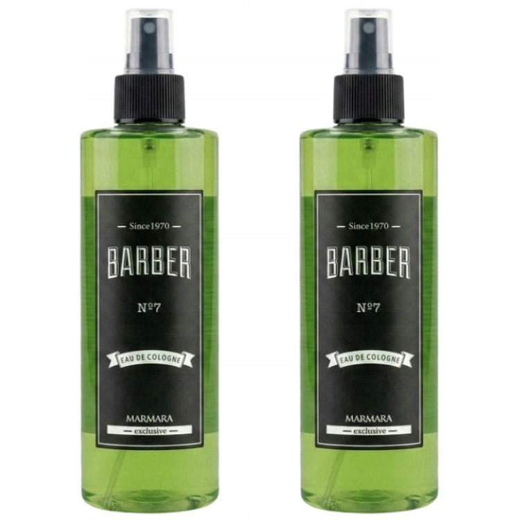 2X MARMARA COLOGNE NO7 REFRESHING COLOGNE AFTER SHAVING SPRAY 400ML