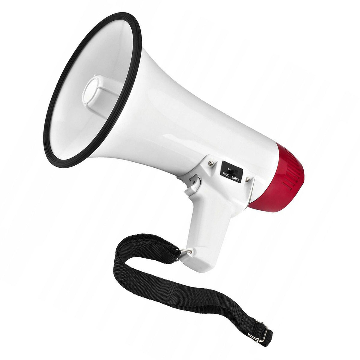 2X MEGAPHONE HANDHELD SPEAKER PORTABLE LIGHT ALARM SIREN MONACOR TM-10 Brand Monacor