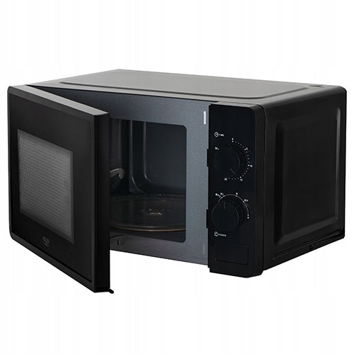 2X MICROWAVE 20L POWER 700W BLACK FREESTANDING TIMER