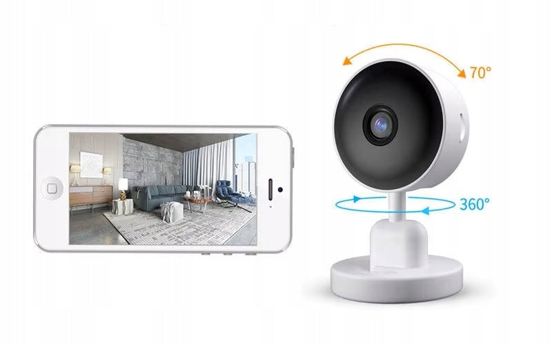 2X MINI INDOOR CAMERA SMART BABY MONITOR BABY TUYA SMART WiFi 3 Kind electronic nanny