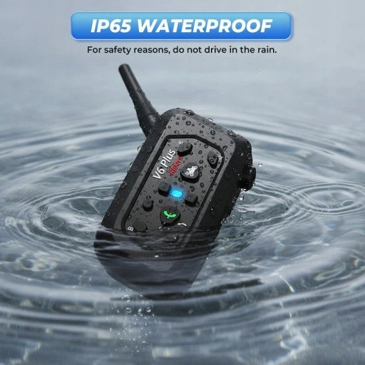 2X MOTORCYCLE INTERCOM BLUETOOTH INTERCOM V6 PLUS WATERPROOF IPX65 1500M EAN (GTIN) 5908094957116