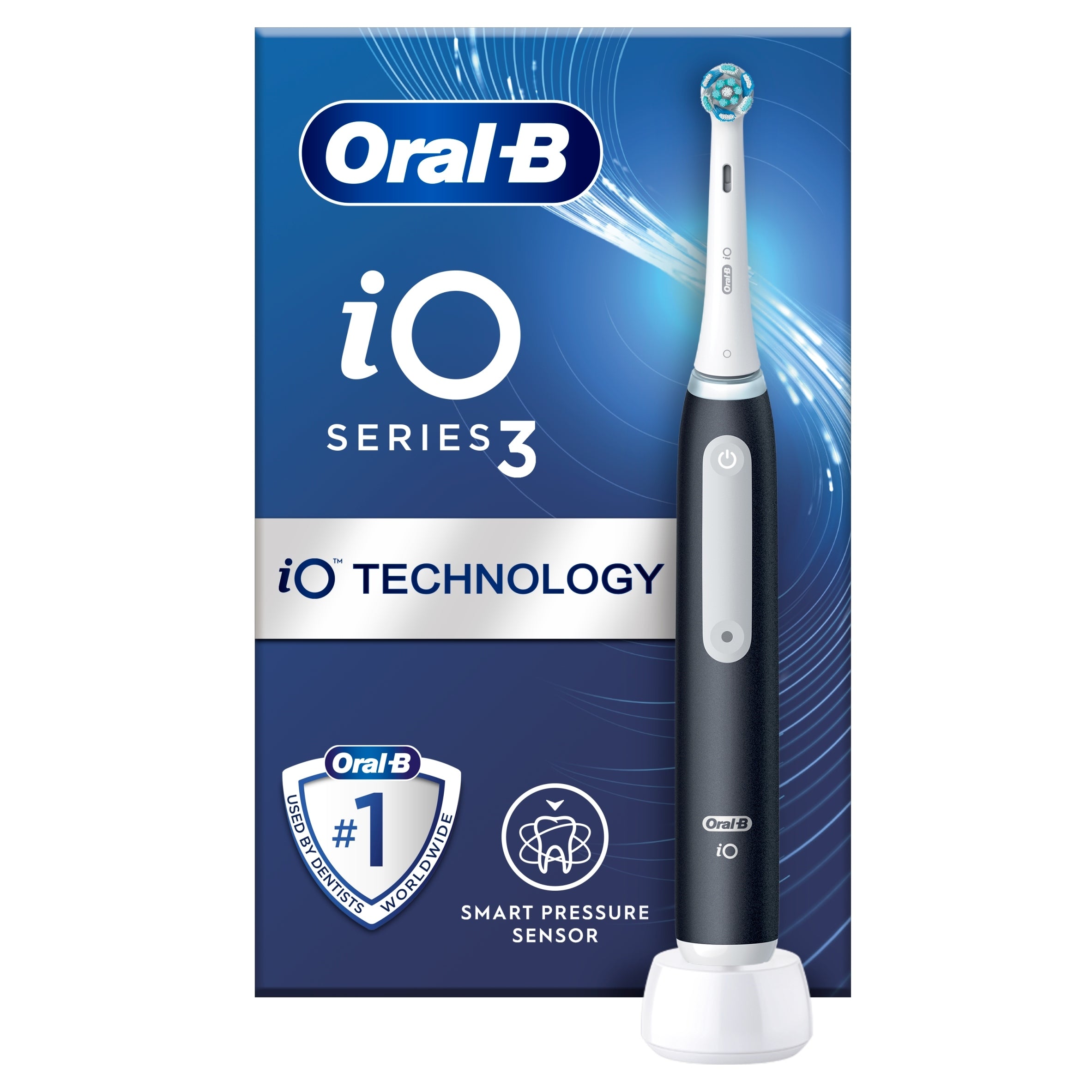 2X Magnetic Electric Toothbrush Oral-B iO Series 3 matt black Kind toothbrush