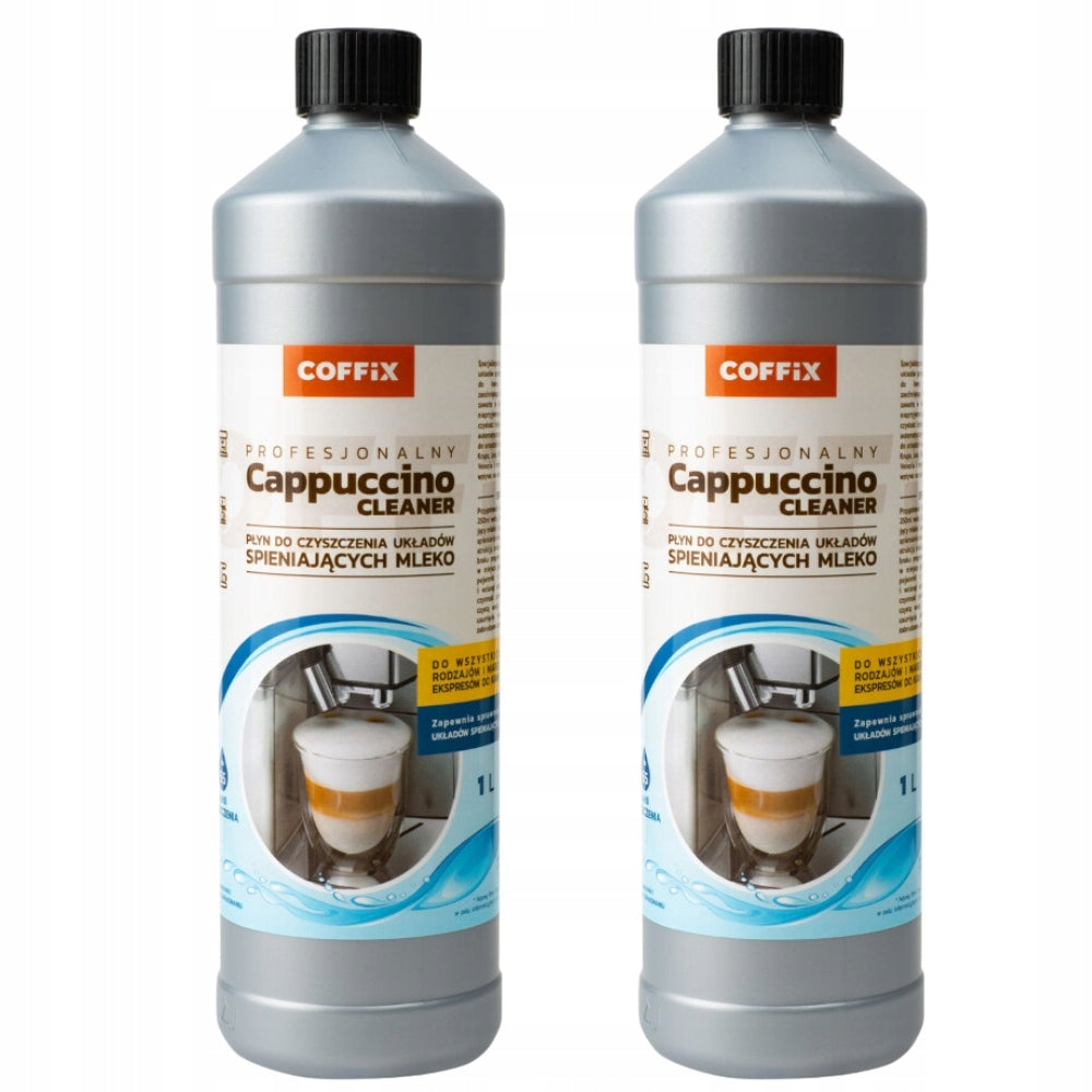 2X Milk System Cleaner COFFIX Cappuccino Cleaner 1L