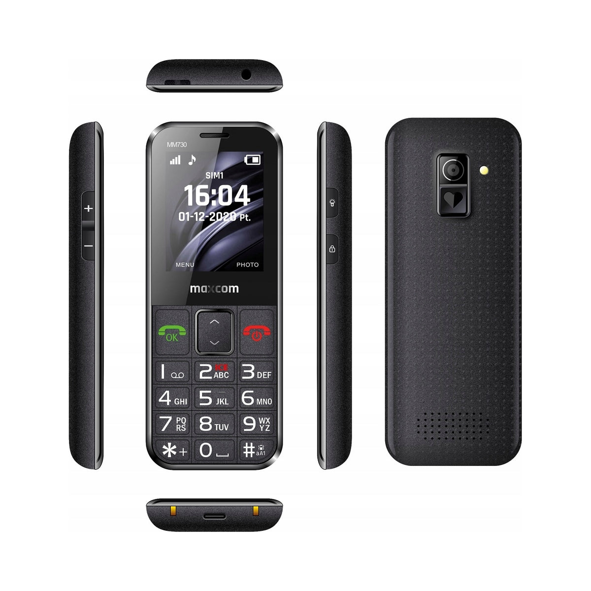 2X Mobile Phone Maxcom MM730 FOR SENIOR WITH SOS BUTTON