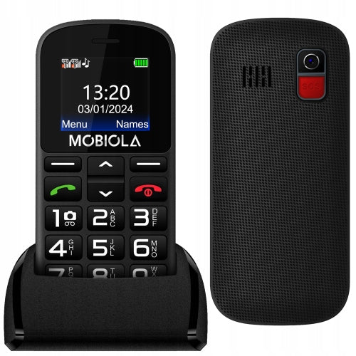 2X Mobile phone Mobiola MB200 2G 32 MB / 32 MB 2G black Brand Mobiola