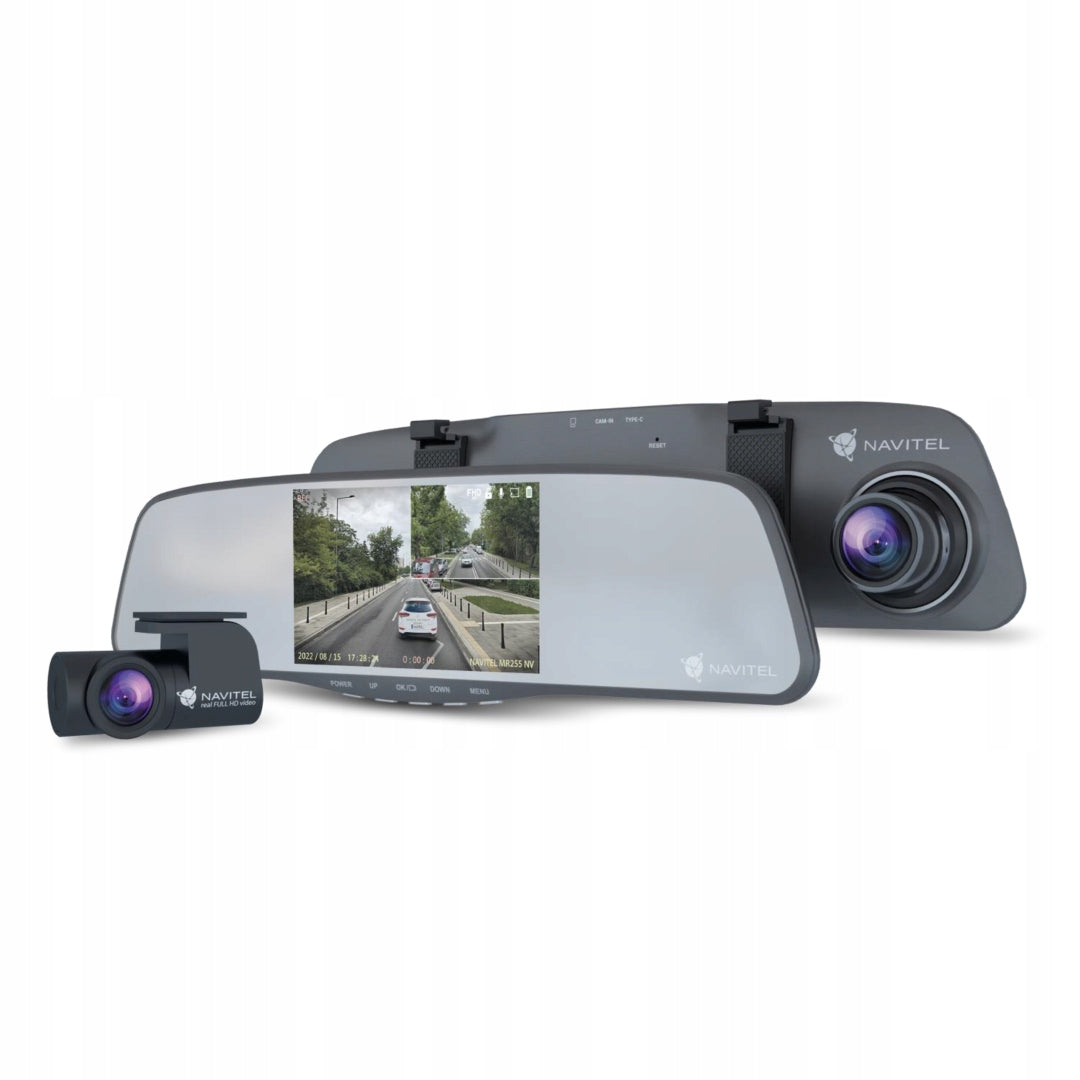 2X NAVITEL MR255 NV VIDEO RECORDER CAR CAMERA IN DUAL MIRROR