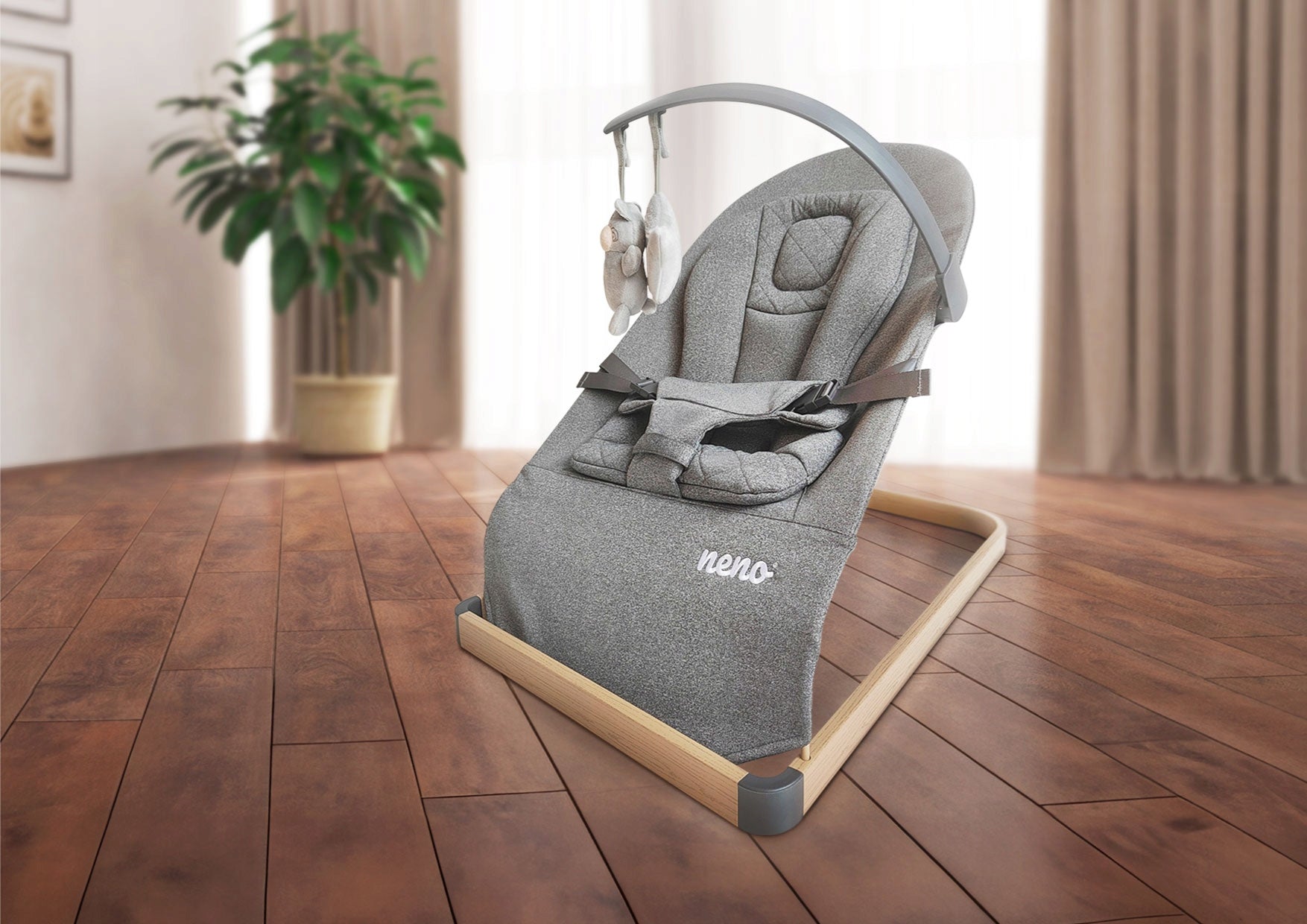 2X NENO CHIARO BLACK lounger for children Manufacturer code NEN-BAB-ME009