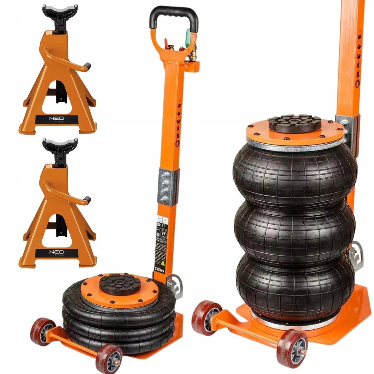 2X NEO Pneumatic Lift 3T 14,5 - 42cm Snowman Cushion + 3T