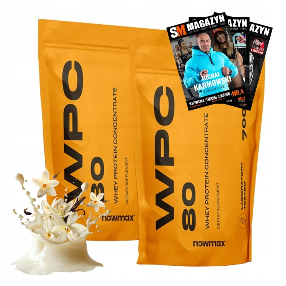 2X NOWMAX WPC 80 WHEY PROTEIN 700 g MUSCLE MASS STRENGTH