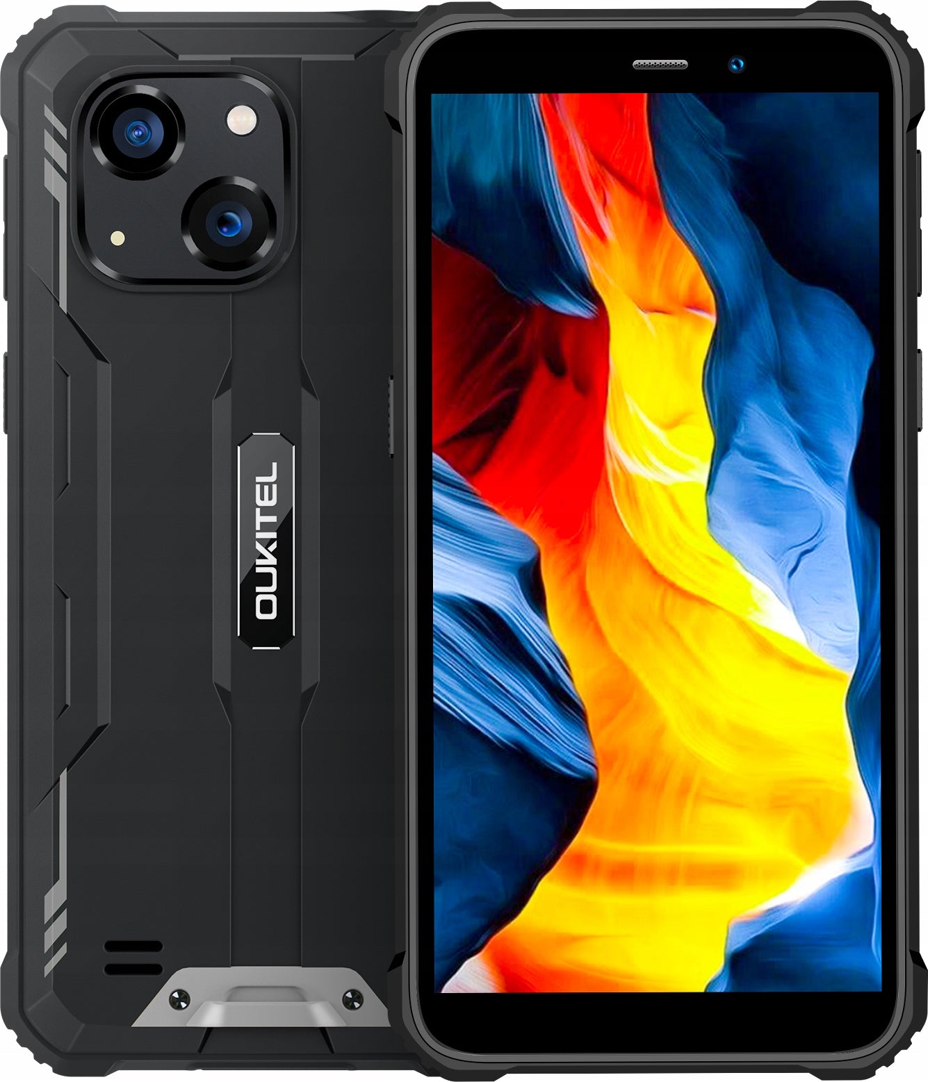 2X OUKITEL WP32 4/128GB, 6300mAh, smartphone, black