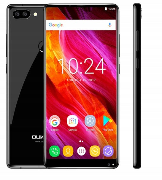 2X Oukitel Mix 2 6/64GB, smartphone, black Brand OUKITEL