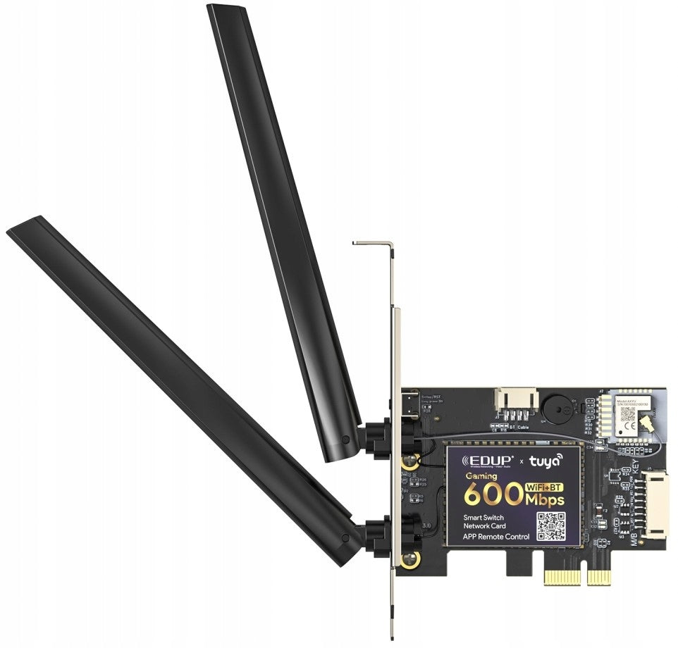 2X PCI Network Card for PC Control TUYA WiFi 6 Bluetooth with AX20 Interface PCI-E