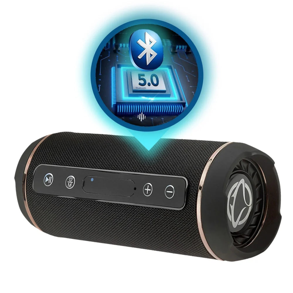 2X PORTABLE BLUETOOTH SPEAKER MANTA MOBILE SPK13GO RADIO FM USB AUX Model SPK13GO