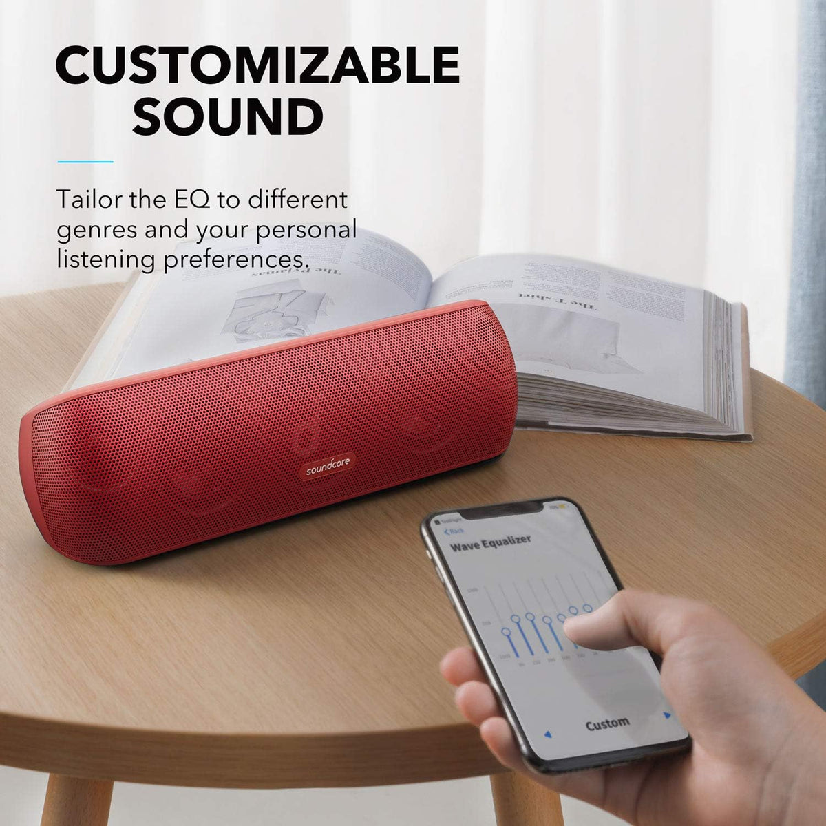 2X PORTABLE SPEAKER ANKER SOUNDCORE MOTION+ PLUS 30W IPX7 RED Model Soundcore Motion+