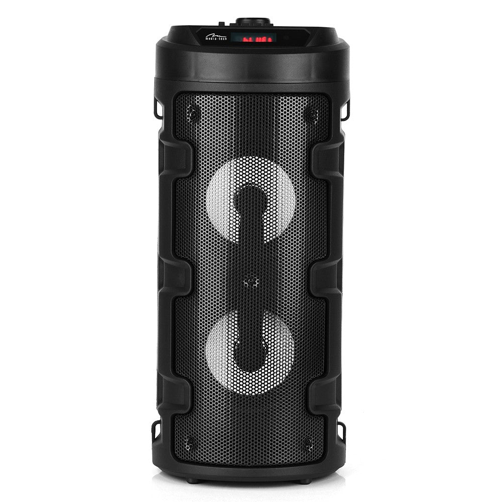 2X Portable Speaker Partybox Keg BT MT3165 black Karaoke Bluetooth 1000W Model Partybox Keg BT MT3165
