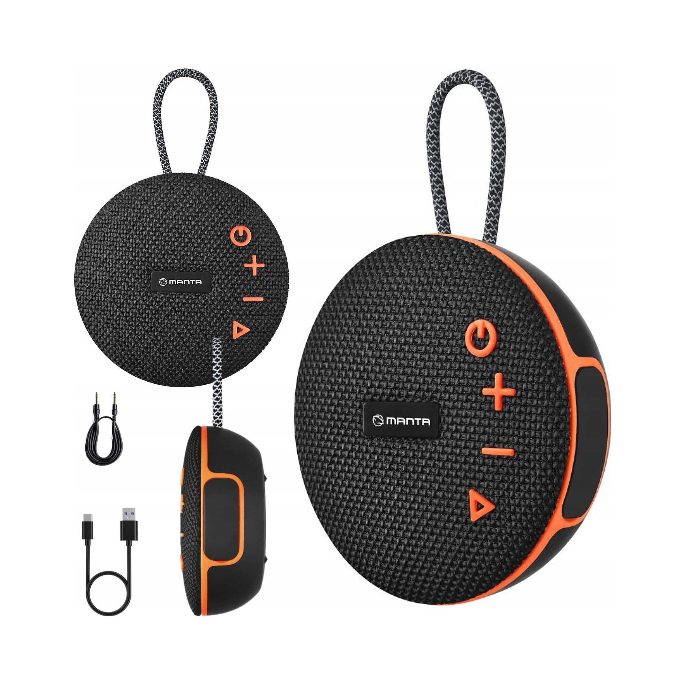 2X Portable bluetooth speaker Manta SPK02GO