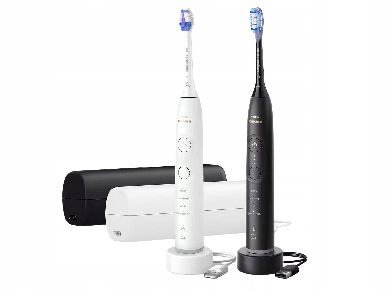 2X SET OF BRUSHES PHILIPS SONICARE 7100 HX7429/02 2x TOOTHBRUSH